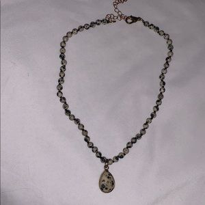 Marbles beaded necklace/choker